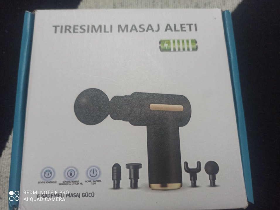 Ayarlanabilir Masaj Gücüne Sahip Siyah Masaj Aleti - Görsel 5