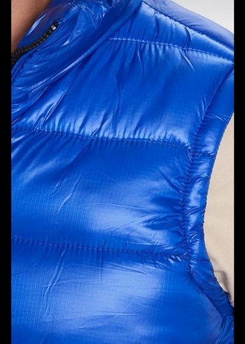 Parlak Mavi Erkek Yelek Fermuarlı TUDORS - Görsel 4