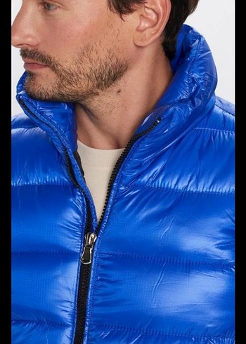 Parlak Mavi Erkek Yelek Fermuarlı TUDORS - Görsel 3