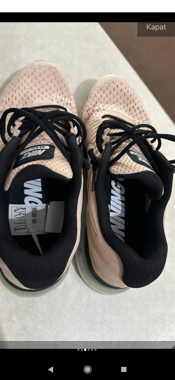 Bej Nike Air  Spor Ayakkabı - Görsel 5