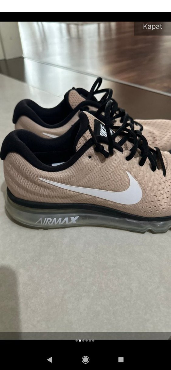 Bej Nike Air  Spor Ayakkabı - Görsel 4