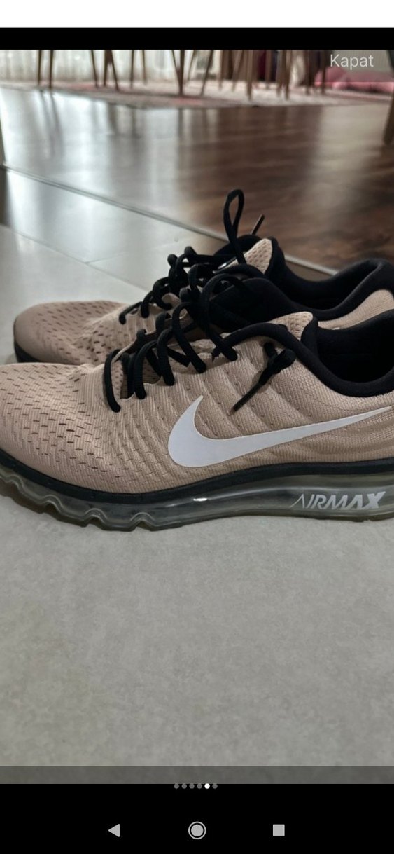 Bej Nike Air  Spor Ayakkabı - Görsel 2