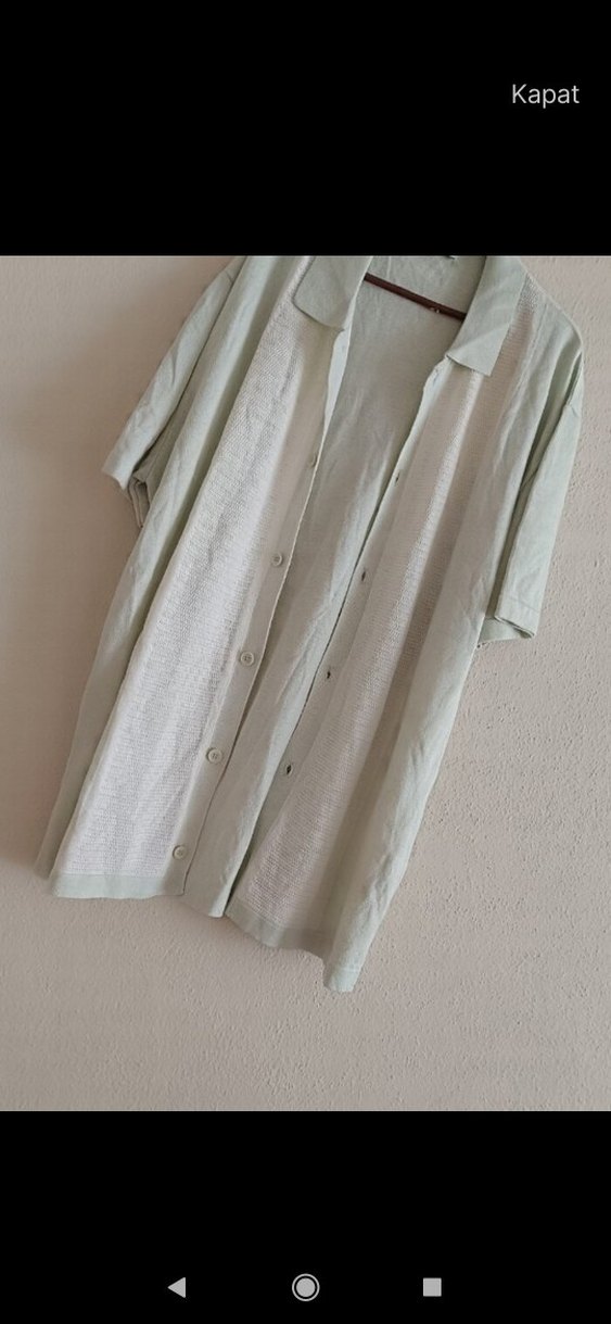 Düğmeli Beyaz Erkek Polo Tişört - Görsel 5