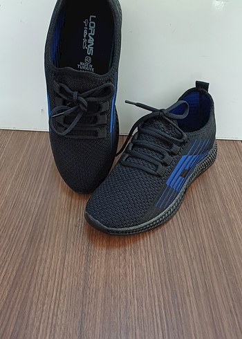 43 Beden JAMILSYAABO siyah Elastik Spor Erkek Sneakers