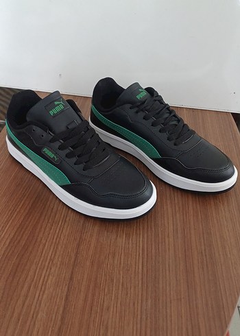 41 Beden siyah Renk Puma Erkek Spor Ayakkabı Siyah Yeşil