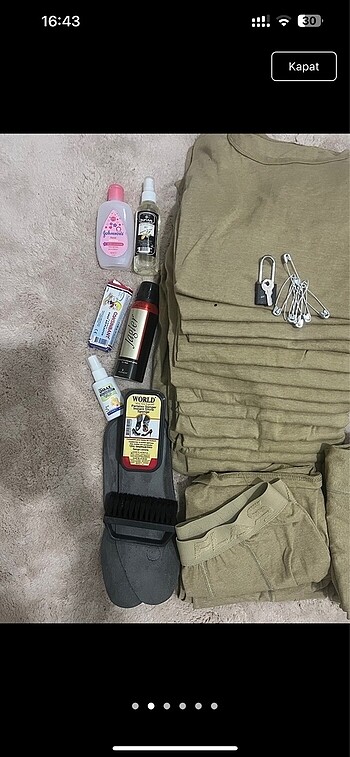 Bedelli asker kiti fanila - Görsel 2