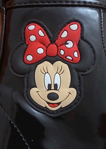 Kız Çocuk Siyah Minnie Baskılı Bot - Görsel 5