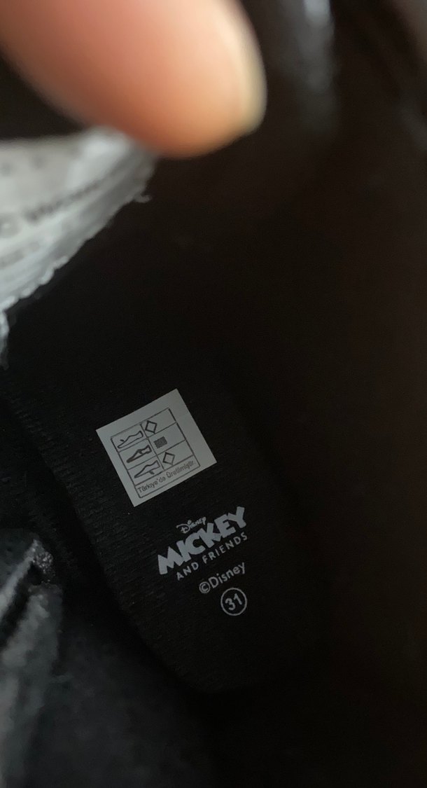 Kız Çocuk Siyah Minnie Baskılı Bot - Görsel 3