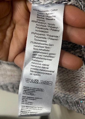 Bohem Gri Kadın Triko Hırka - Görsel 5