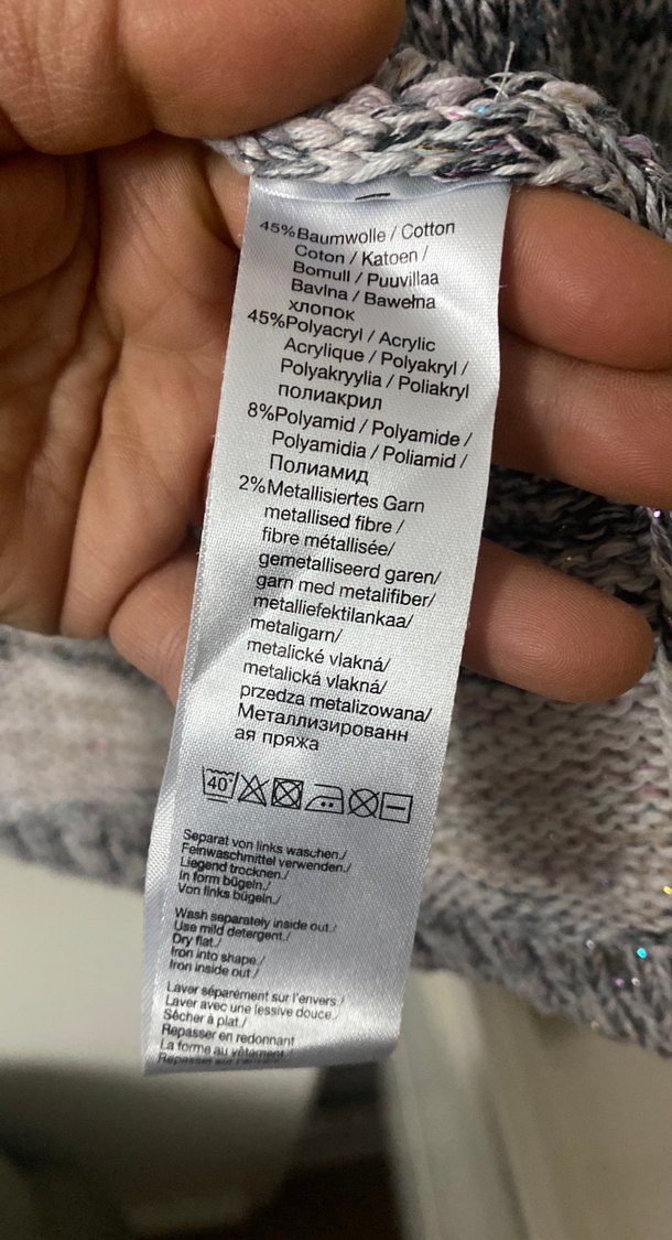 Bohem Gri Kadın Triko Hırka - Görsel 5