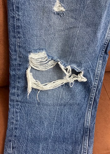 Sokak Stili Erkek Bol Kesim Denim Pantolon - Görsel 3