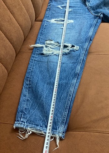 Sokak Stili Erkek Bol Kesim Denim Pantolon - Görsel 9