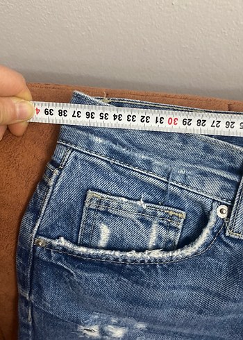 Sokak Stili Erkek Bol Kesim Denim Pantolon - Görsel 6
