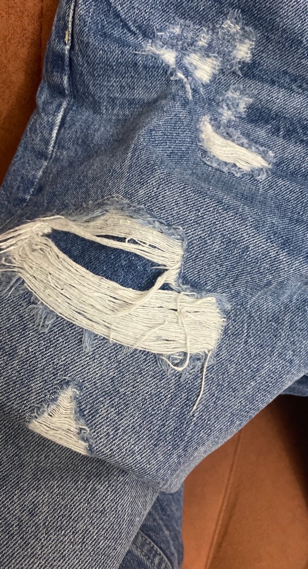 Sokak Stili Erkek Bol Kesim Denim Pantolon - Görsel 2