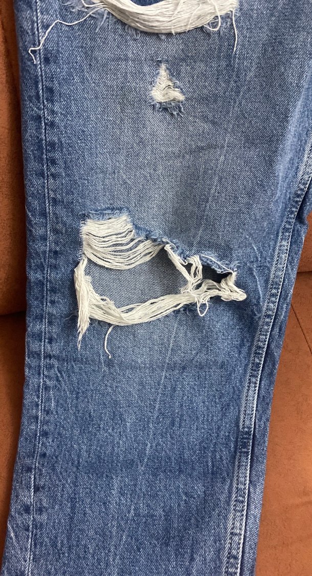 Sokak Stili Erkek Bol Kesim Denim Pantolon - Görsel 3