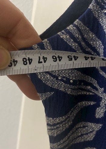 Lacivert Kare Yaka Pilili Midi Elbise - Görsel 6