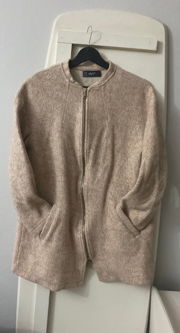 Örgü Kadın Ceket, Rahat Kesim, Uzun Kollu - Görsel 2