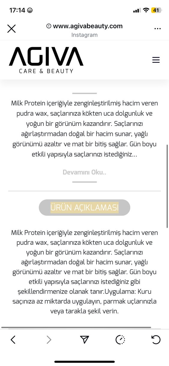 Agiva Protein Süt Saç Güçlendirici Toz - Görsel 3