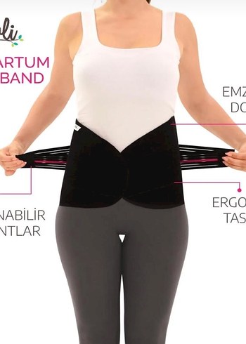 Doğum sonrası korse siyah - Görsel 2