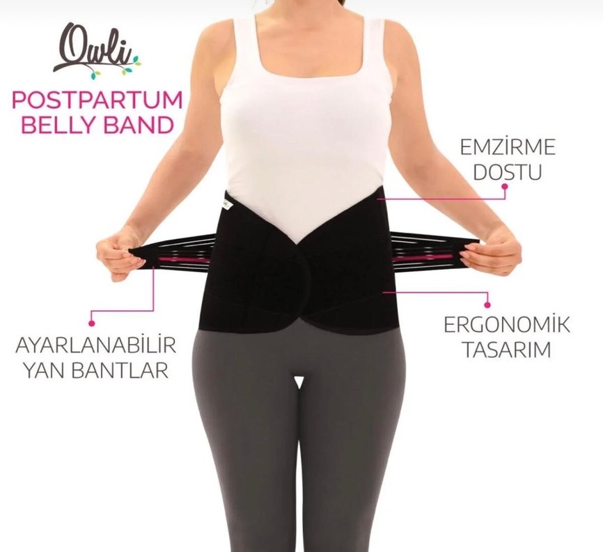 Doğum sonrası korse siyah - Görsel 2