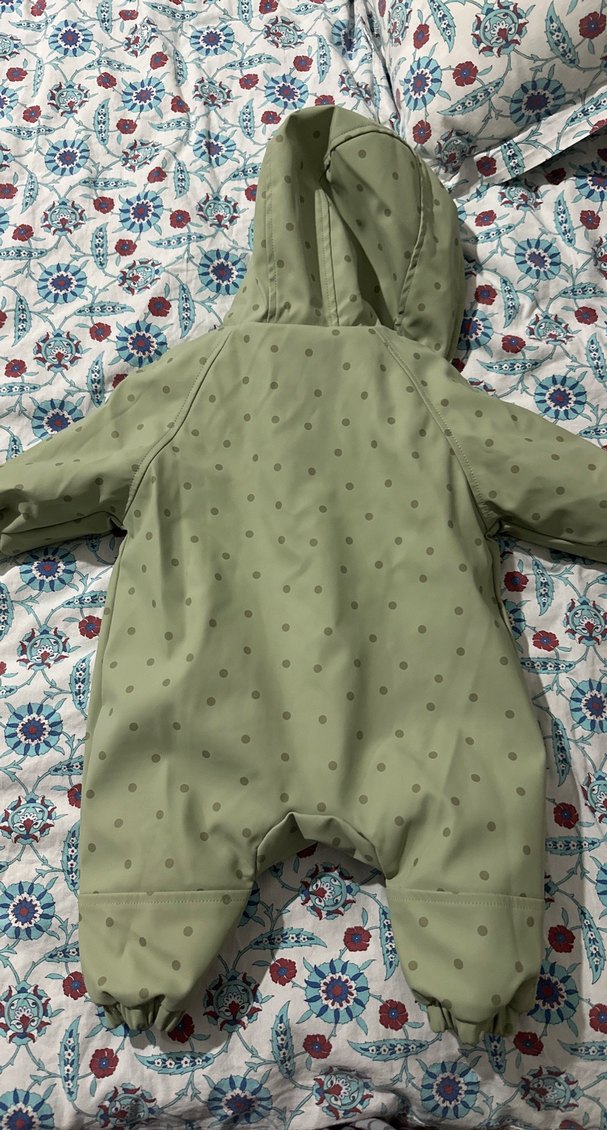 Yeşil Kız Bebek Polar Astronot Tulum - Görsel 2