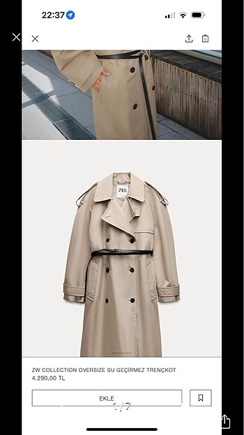 Zara Zara trençkot