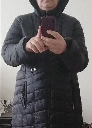 şişme uzun mont