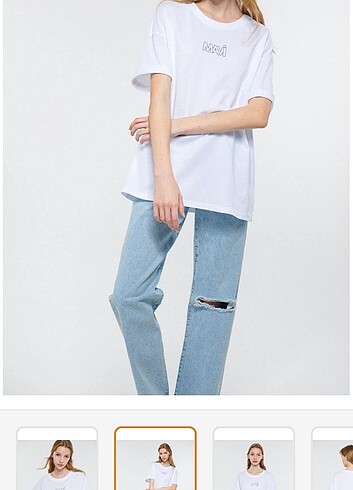 Mavi Jeans Beyaz tişört 
