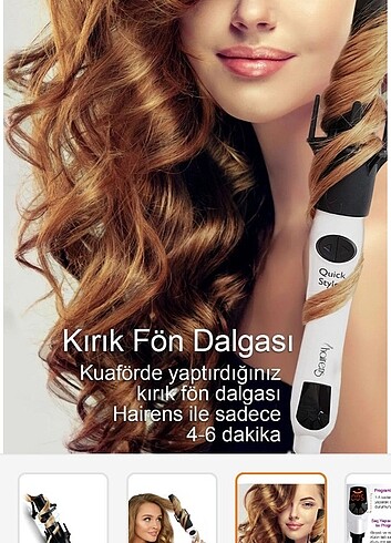 hairens kırık fön dalgası maşası