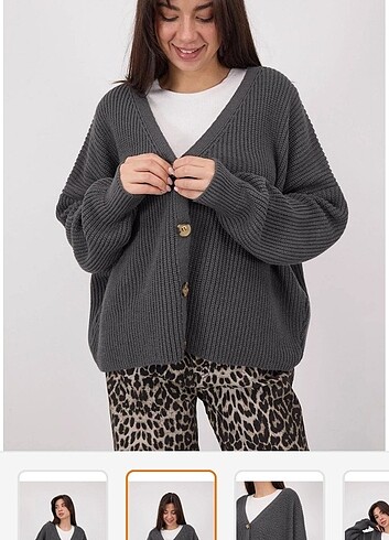 xl Beden Oversize gri hirka