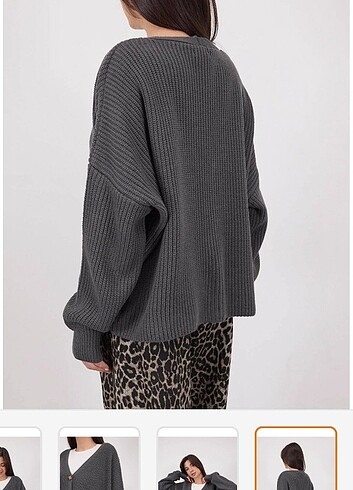 xl Beden gri Renk Oversize gri hirka