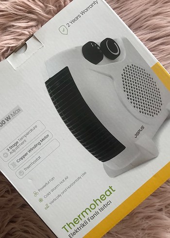 Jopus Thermoheat Elektrikli Fanlı Isıtıcı Beyaz