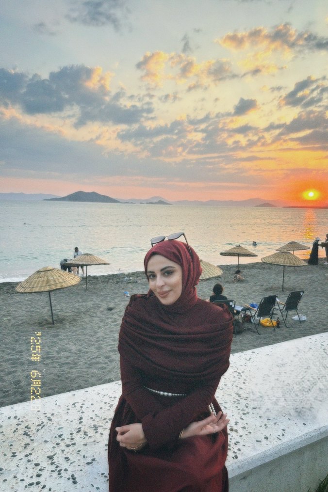 Bordo Bohem Uzun Kollu Uzun Elbise - Görsel 2