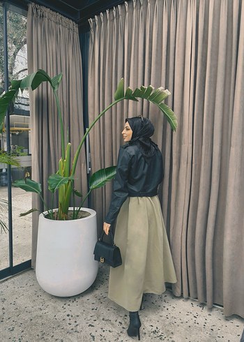 Camel Renkli etek - Görsel 2