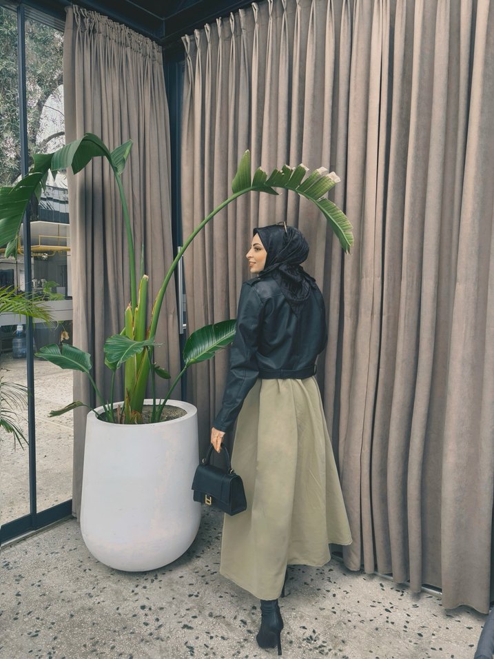 Camel Renkli etek - Görsel 2