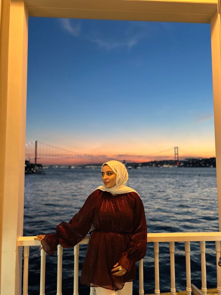 Bordo Saten Şal, Salaş ve Drapeli - Görsel 3