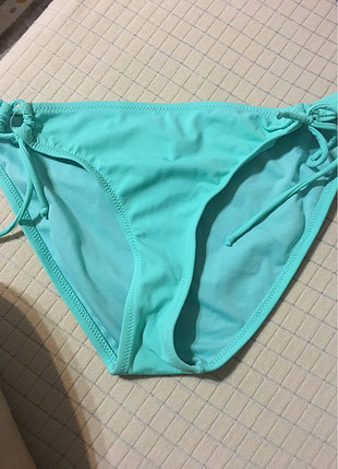 Turkuaz koton bikini