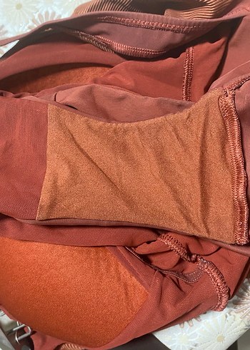 Kırmızı Çizgili İnce Askılı Kadın Mayo - Görsel 6