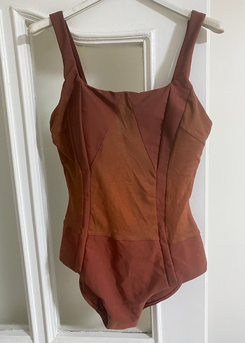 Kırmızı Çizgili İnce Askılı Kadın Mayo - Görsel 4