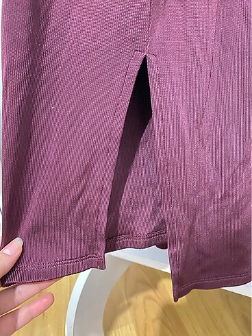 38 Beden Bordo elbise