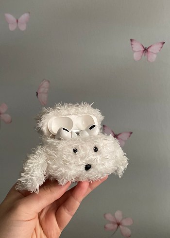 Pembe el fanı, Airpods kılıfı - Görsel 3