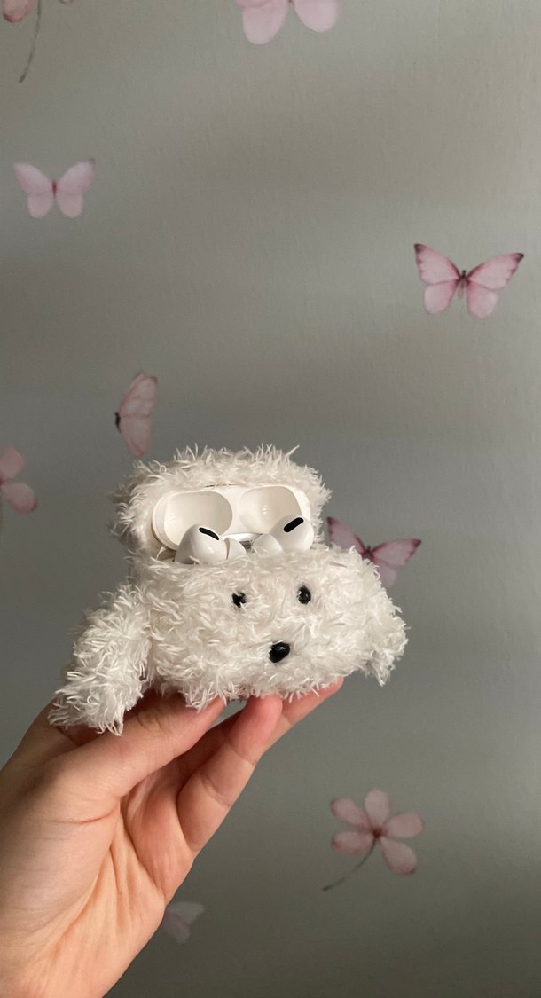 Pembe el fanı, Airpods kılıfı - Görsel 3