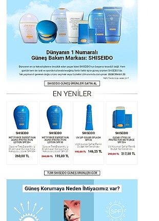 SHISEIDO 50 FAKTÖR YÜZ KREMİ