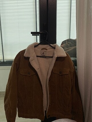 pull and bear kadife yünlü ceket