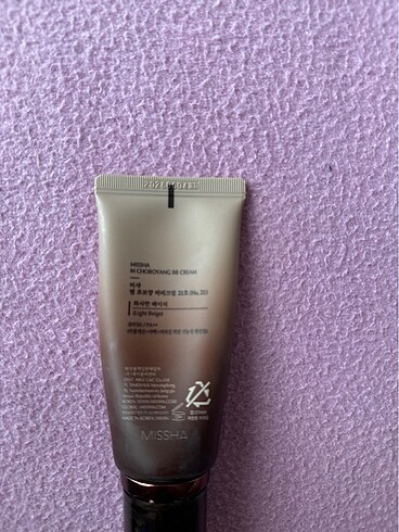 Missha missha cho bo yang no:21 bb krem