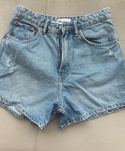 Zara marka jean şort