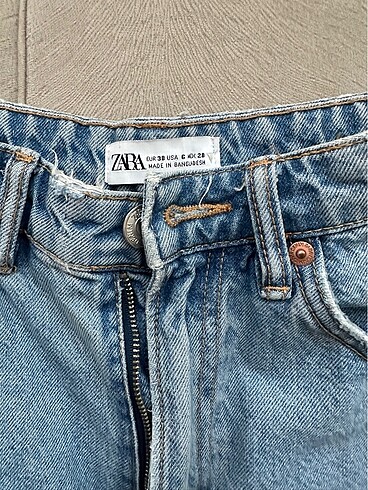 Zara Zara marka jean şort