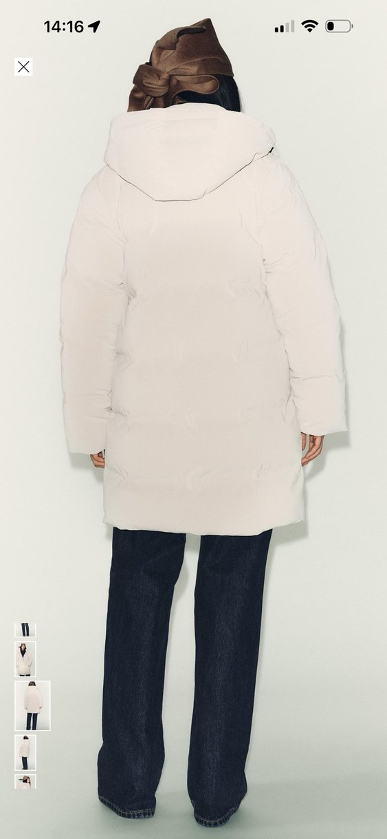 Zara rüzgar geçirmez mont - Görsel 2