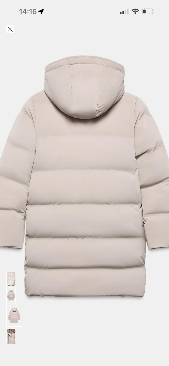 Zara rüzgar geçirmez mont - Görsel 5