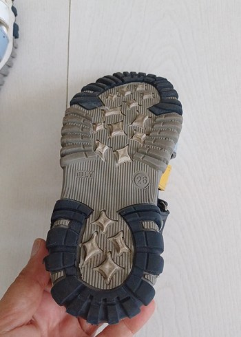 26 Beden çeşitli Renk Çok Renkli Kareli Tokalı Erkek Çocuk Sandalet